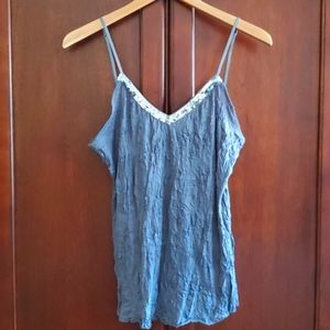 Weavers Girl Gray Camisole Tank Top